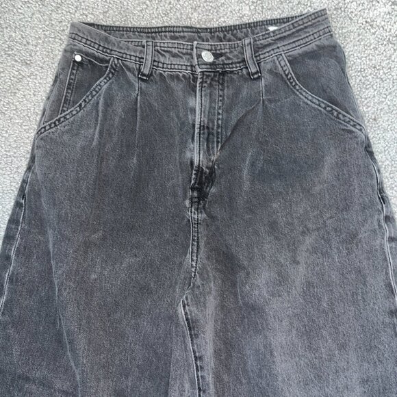 & DENIM for H&M BALLOON FIT BARREL ULTRA HIGH WAIST FADED BLACK JEANS - EUC - 4 - Picture 2 of 9